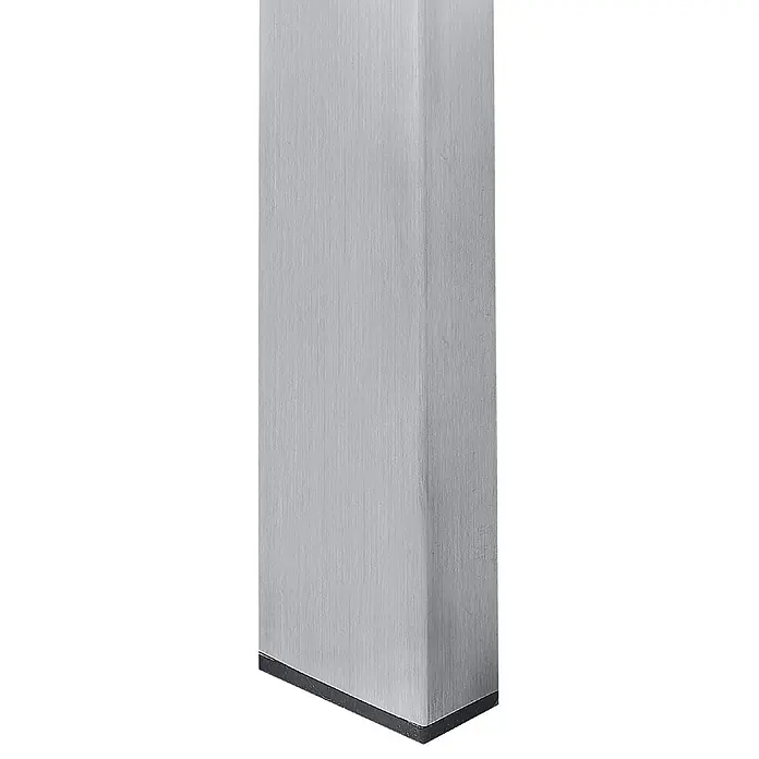 Esstisch COSOLETO in Schwarz/Silber - (W) 90 x (H) 75 x - L