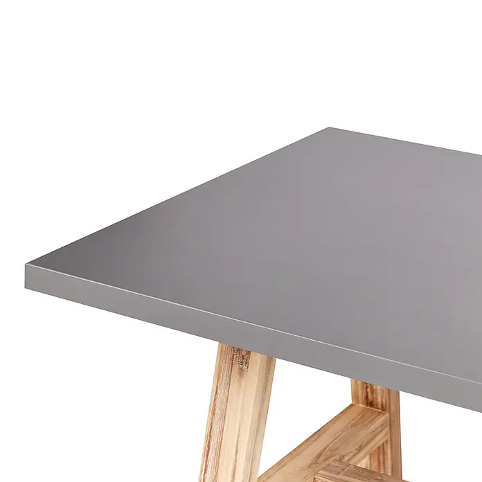 Esstisch TONNARE in Grau/Braun - (W) 100 x (H) 75 x - L