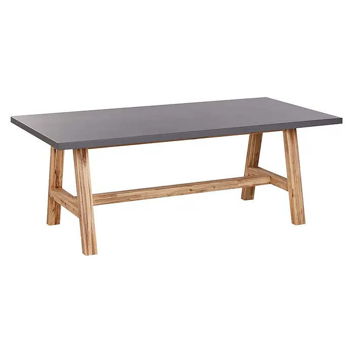 Esstisch TONNARE in Grau/Braun - (W) 100 x (H) 75 x - L