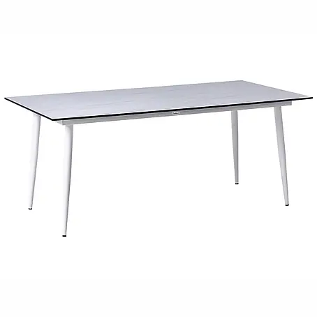 Esstisch TOLENTINO in Weiß/Beige - (W) 90 x (H) 75 x (L) 180 cm