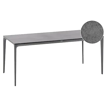 Esstisch SOVARETO in Grau - (W) 90 x (H) 75 x (L) 180 cm