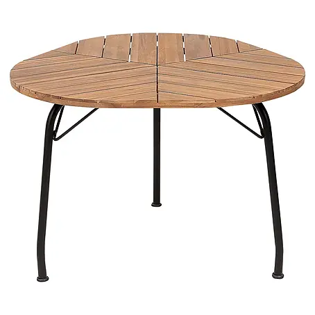 Esstisch VARENNA in Braun/Schwarz - (W) 103 x (H) 74 x (L) 106 cm