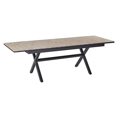 Esstisch FANES in Braun/Grau - (W) 90 x (H) 76 x (L) 184 cm