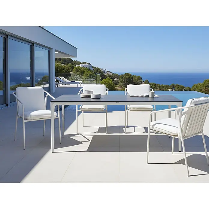 Esstisch SOVARETO in Grau - (W) 90 x (H) 75 x - L