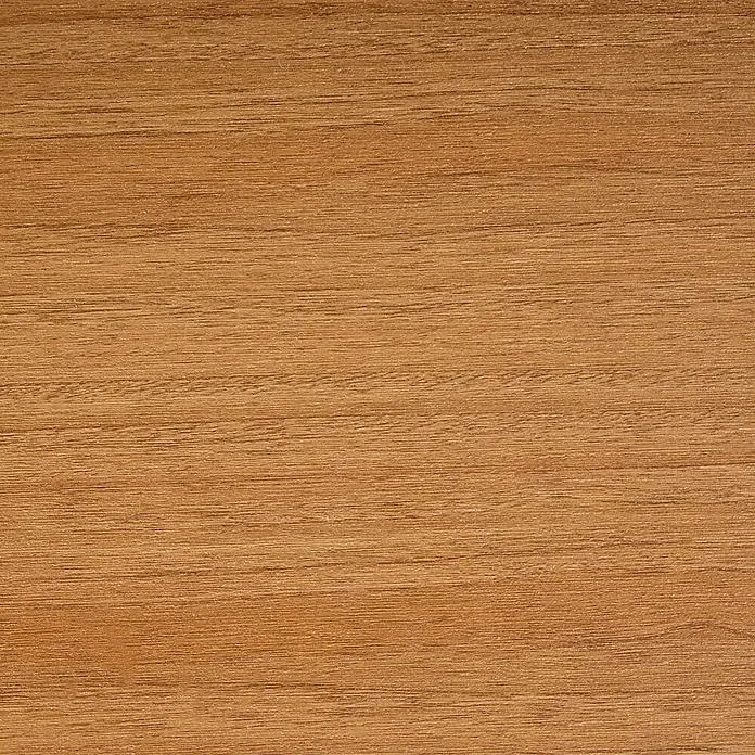 Esstisch TIANO in Braun/Schwarz - (W) 90 x (H) 73 x - L - Nahaufnahme einer hellbraunen Holzmaserung mit horizontalen Linien.