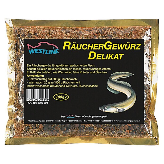 Westline Rookkruiden Delicaat (100 g, Inhoud voldoende voor ca.: 5 kg rookmeel)