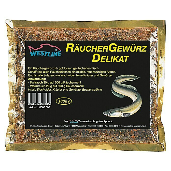Westline Räuchergewürz Delikat (100 g, Inhalt ausreichend für ca.: 5 kg Räuchermehl)