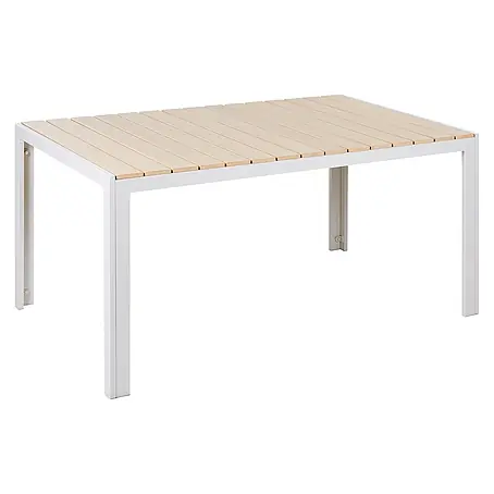 Esstisch COMO in Beige/Weiß - (W) 90 x (H) 74 x (L) 150 cm