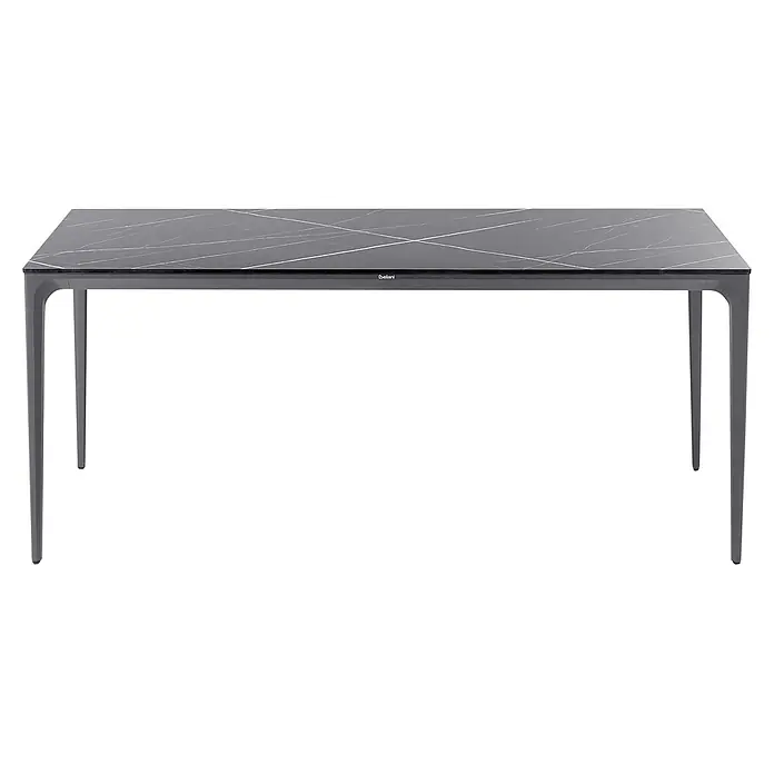 Esstisch SOVARETO in Schwarz/Grau - (W) 90 x (H) 75 x - L