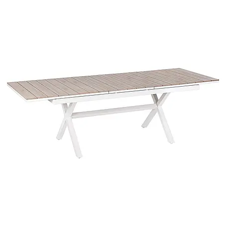 Esstisch FANES in Braun/Weiß - (W) 90 x (H) 76 x (L) 184 cm