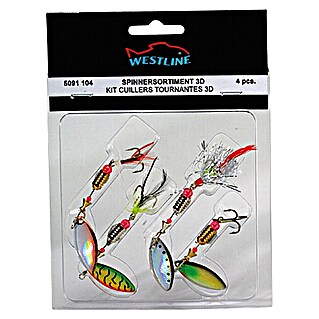 Westline Spinnersortiment Reflex 3 D (4 Stk.)