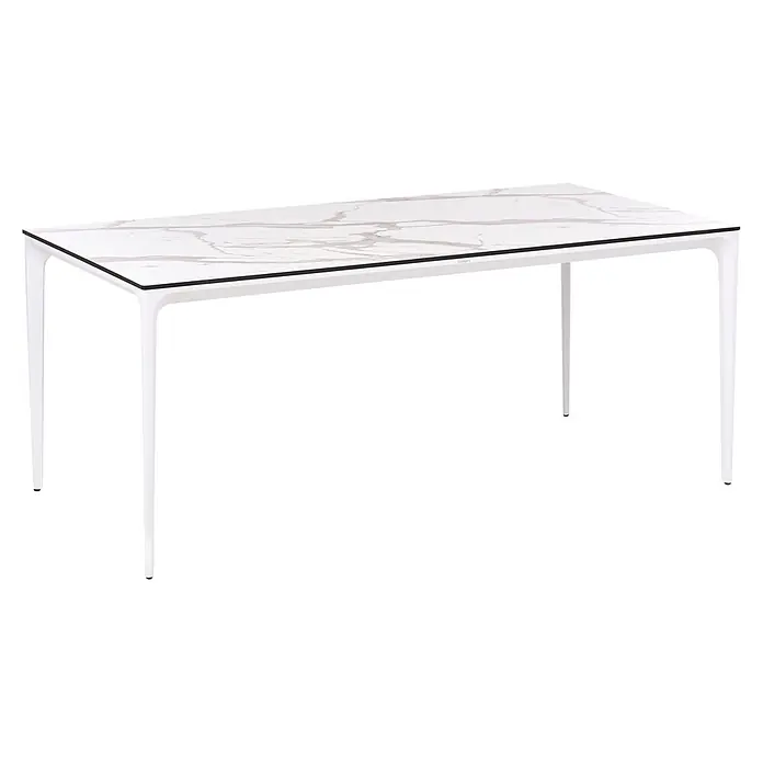 Esstisch SOVARETO in Weiß - (W) 90 x (H) 75 x - L