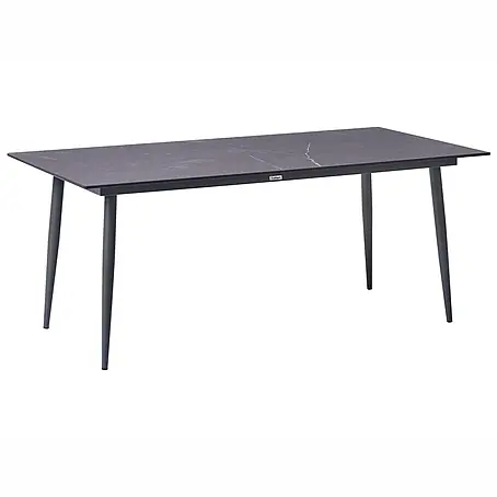 Esstisch TOLENTINO in Grau - (W) 90 x (H) 75 x (L) 180 cm