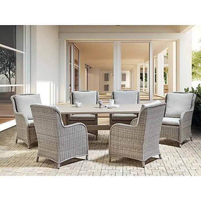Esstisch CASCAIS in Beige - (W) 105 x (H) 74 x - L