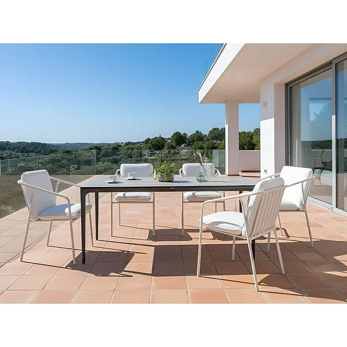 Esstisch SOVARETO in Grau - (W) 90 x (H) 75 x - L