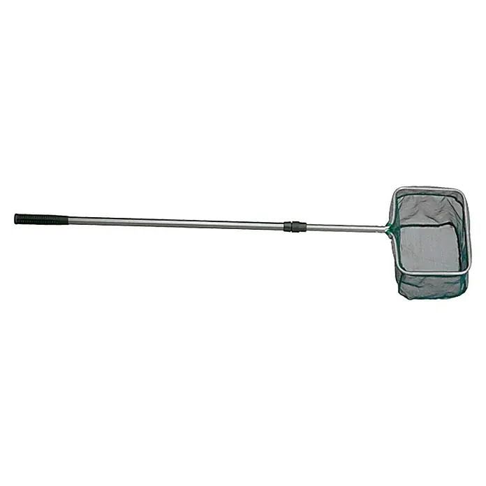 Westline Teichkescher - Länge: 1,5 m, Maschenweite: 2 mm - Kescher mit Teleskopstiel, ideal zum Fangen von Fischen und Reinigen von Teichen. Praktisches Werkzeug für Angler und Teichbesitzer.