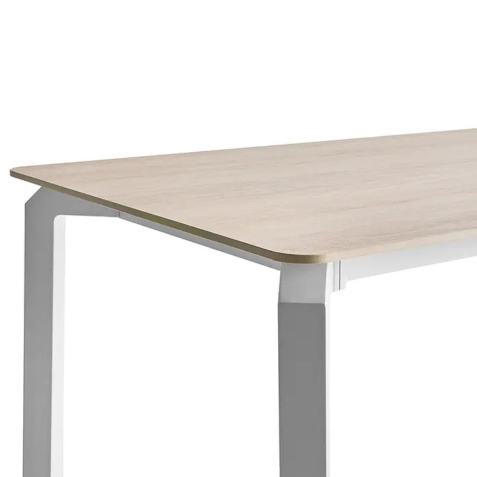 Esstisch FELETTO in Beige/Weiß - (W) 90 x (H) 76 x - L