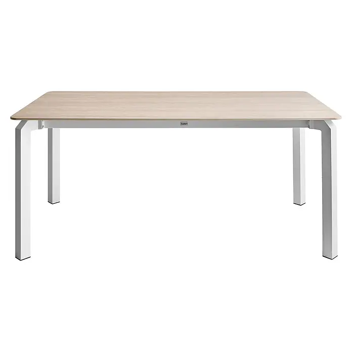 Esstisch FELETTO in Beige/Weiß - (W) 90 x (H) 76 x - L