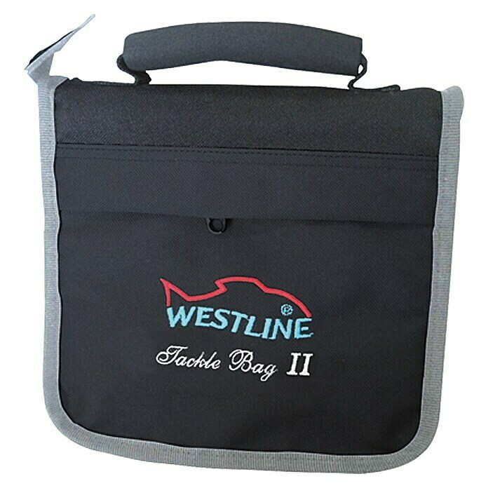 Westline Tackle Bag II (22,5 x 22,5 x 2 cm, Polyester, Zwart)