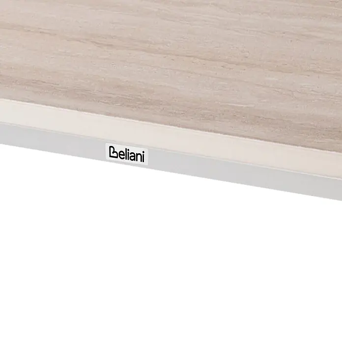 Esstisch RODALLO in Beige/Weiß - (W) 90 x (H) 75 x - L