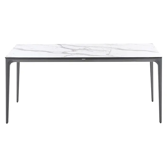 Esstisch SOVARETO in Weiß/Grau - (W) 90 x (H) 75 x - L