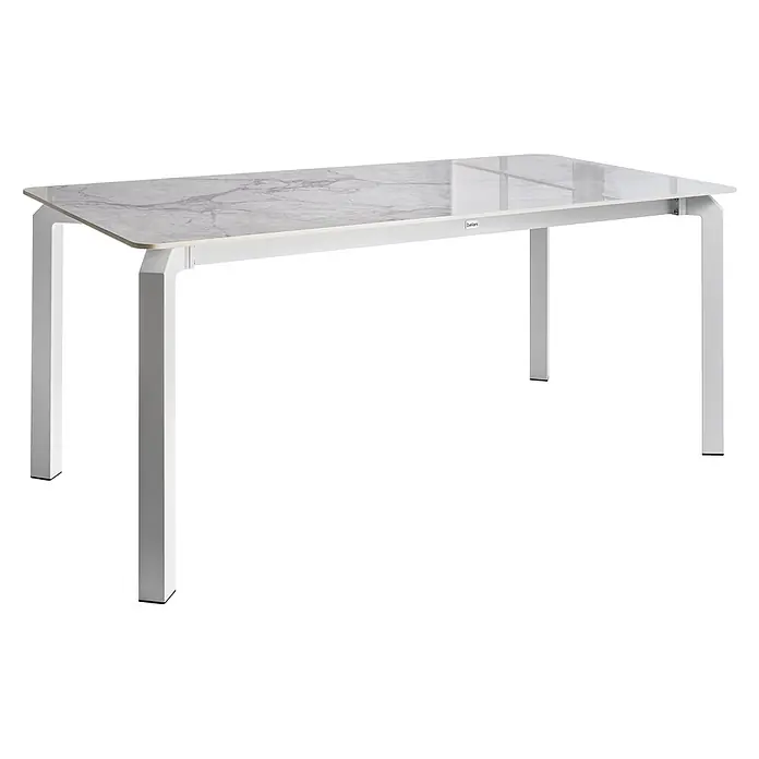 Esstisch FELETTO in Weiß - (W) 90 x (H) 76 x - L