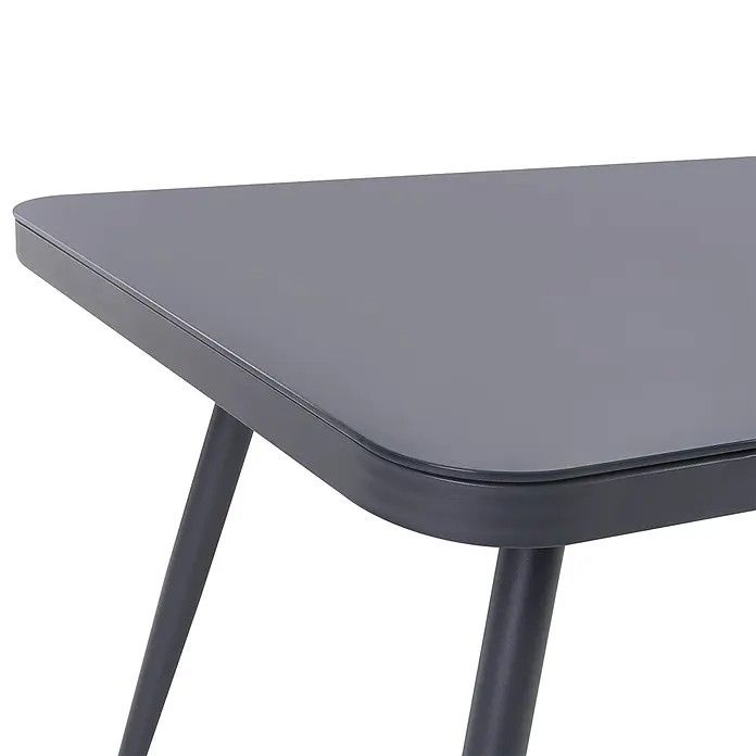 Esstisch LIPARI in Grau - (W) 80 x (H) 75 x - L