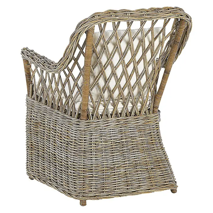 19-tlg Gartentisch Set MAROS/OLBIA in Naturfarben/Grau/Beige - 