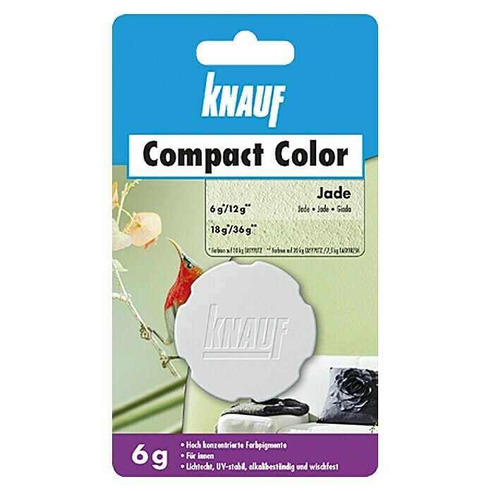 Knauf Putz-Abtönfarbe Compact ColorJade, 6 g Front View