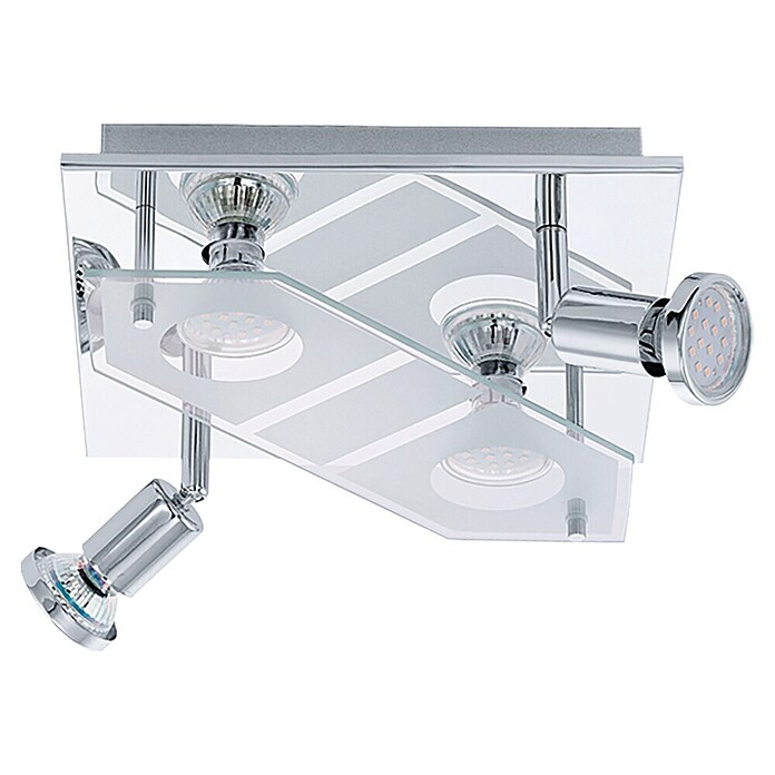 Eglo LED-Deckenleuchte Cabo 1 (4-flammig, Max. Leistung: 12 W, Quadratisch, Energieeffizienzklasse: A+)