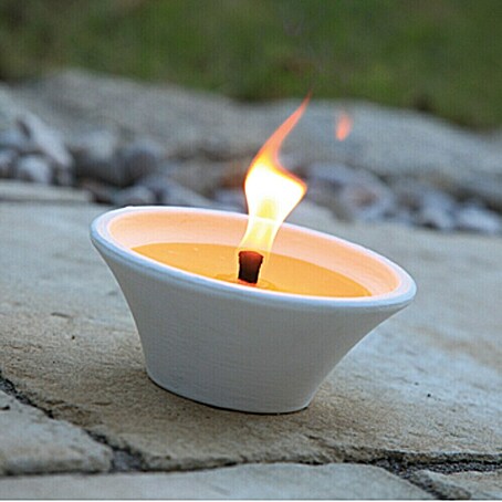 Duftkerze Terracotta Schale (Citronella, Ø x H: 17 x 7,5 cm)