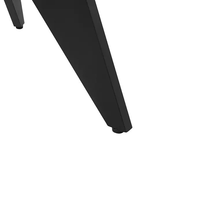 5-tlg Gartentisch Set OLMETTO/BUSSETO in Schwarz/Grau/Braun - 