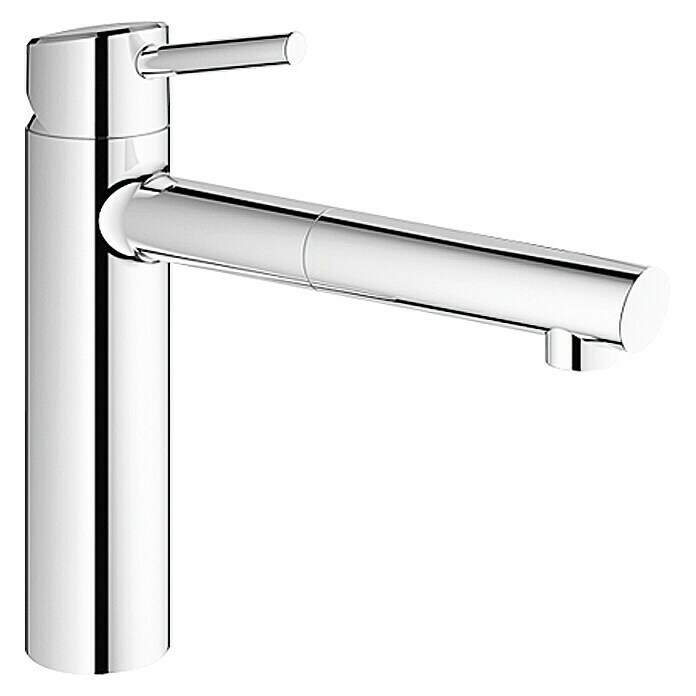 Grohe Concetto SpültischarmaturChrom, Auslauf herausziehbar, Glänzend Front View