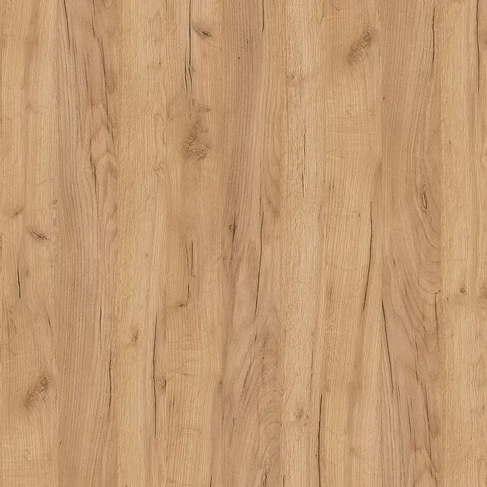 Krono Original Fensterbank Profil 207 - L x B x H: 410 x 25 x 4 cm, Holz, Holzoptik, Braun - Helle Holzstruktur in Naturholzoptik mit sichtbarer Maserung und feinen Ästen, ideal für Möbel oder Paneele.