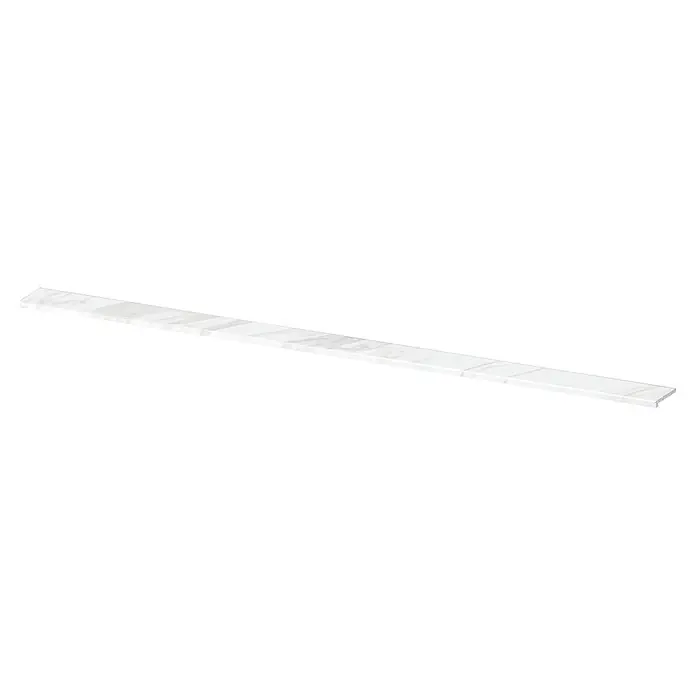 Krono Original Fensterbank Profil 200 - Weiß, Holz, Marmoroptik, L x B x H: 410 x 2,5 x 4 cm - Lange weiße Marmor-Effektplatte, ideal für Regale, Fensterbänke oder Zierleisten.