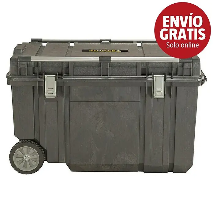 Stanley FatMax Caja profesional con ruedas SFM - L x An x Al: 99 x 62 x 59 cm, Capacidad volumétrica: 240 l, No incluye herramientas - Imagen de campaña