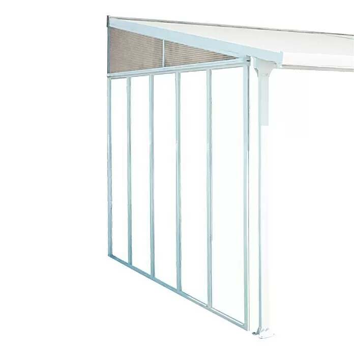 Solid Elements Seitenwand Martina - Passend für: Solid Elements Terrassenüberdachungen Martina 3 m Tiefe, Verkehrsweiß