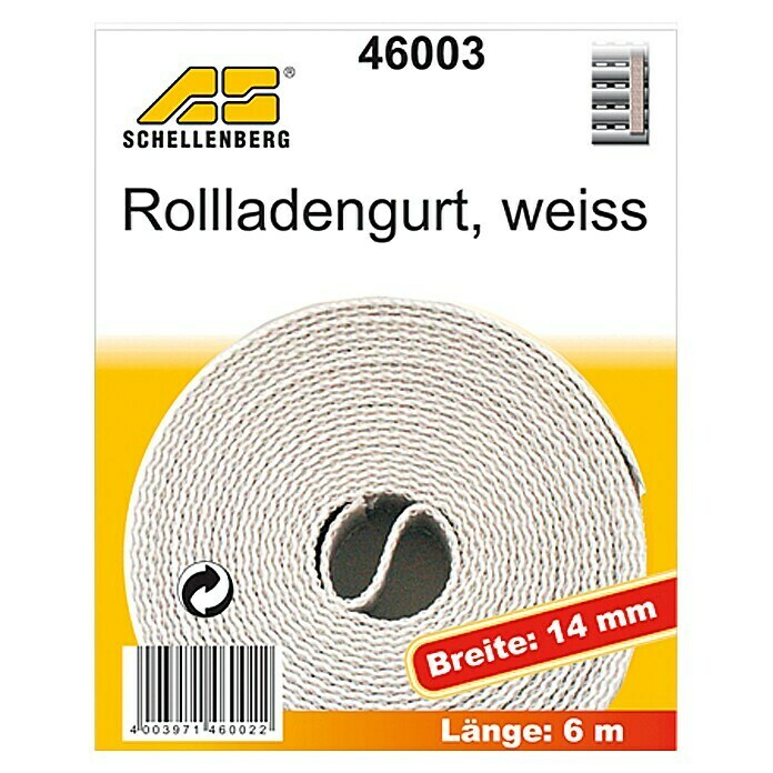 Schellenberg Pas za rolete Mini  (Dolžina: 6 m, Širina traku: 14 mm) | 1355 - Rolladenzubehör | AAHF - Rolladenzubehör | AAH - Sicherheit | AA - Eisenwaren | A - Eisenwaren | BAUHAUS