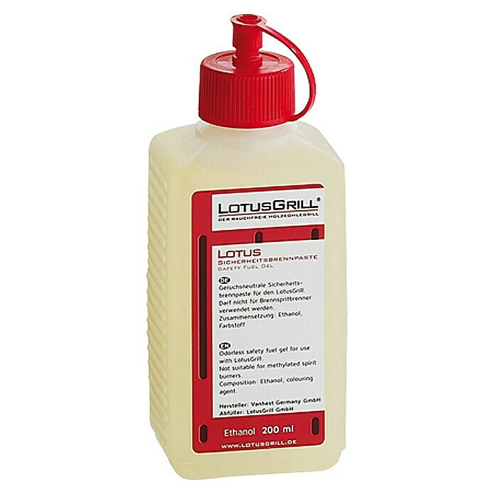 LotusGrill Sicherheitsbrennpaste Bioethanol200 ml Left Side View