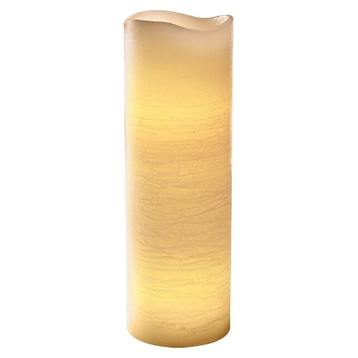 Flower Power LED sveča MEDIA  (Višina: 30 cm, Premer: 10 cm, Pravi vosek) | LED sveče | Sveče | Dekorativni izdelki | Dekoracija stanovanja | Izdelki | BAUHAUS