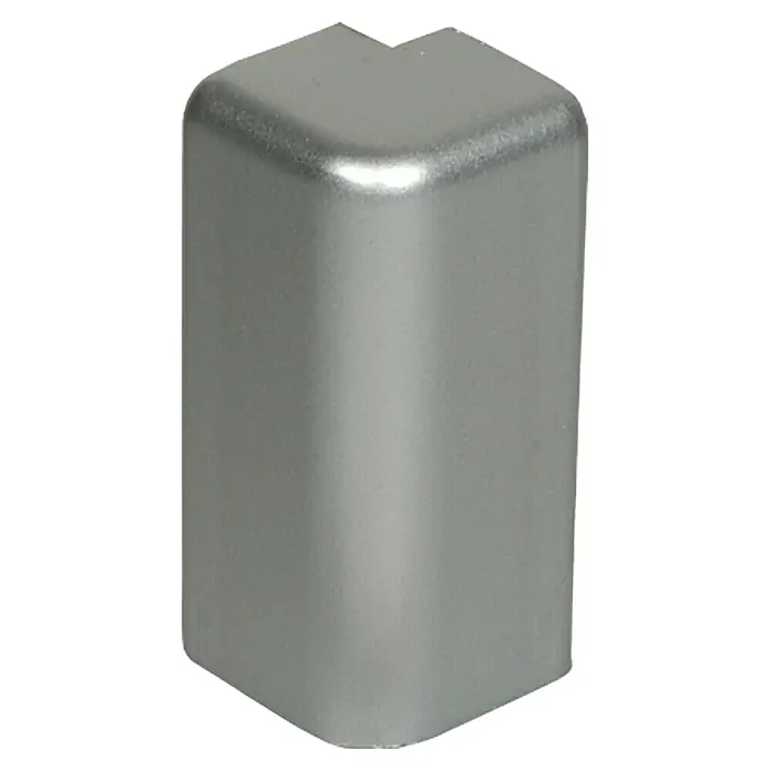 Profiles and more Außenecke FU51L/KU51L - Silber, 2 Stk. - Eckschutzkappe aus silberfarbenem Metall zum Schutz vor scharfen Kanten und Beschädigungen. Robust und langlebig für verschiedene Anwendungen.