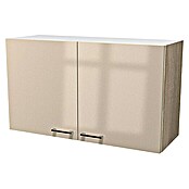 Flex-Well Palma Hängeschrank (32 x 100 x 54 cm, Dekor Front: Kaschmir Glanz, Dekor Korpus: Sonoma Eiche (außen))