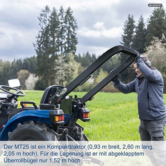 Scheppach Kleintraktor MT25 (Hubraum: 1 132 cm³, Tankvolumen: 10 l) | BAUHAUS