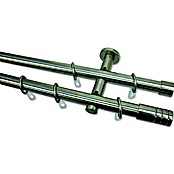 Gardinia Stilgarnitur Zylinder 2-Lauf (Edelstahl, Länge: 240 cm, Durchmesser: 20 mm)