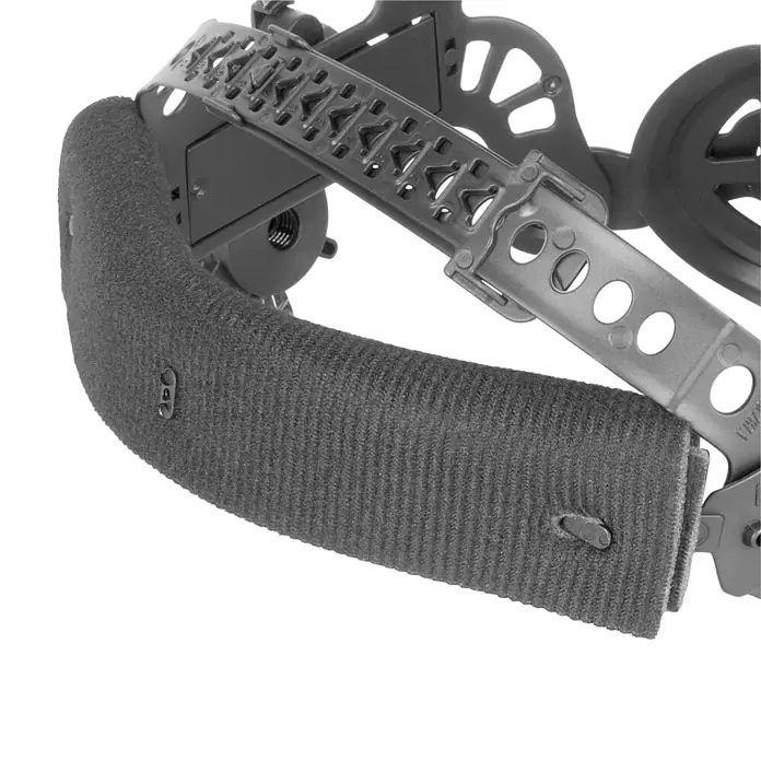 3er-Set Kopfband für Schweißhelme verstellbar 55-62 cm Schweißband -  - Verstellbares dunkelgraues Kopfband mit weicher Polsterung, wahrscheinlich für Helm oder Gesichtsschutz.