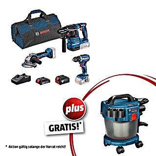 Bosch Professional AMPShare 18V Maschinen-Set 3-Tool-Kit