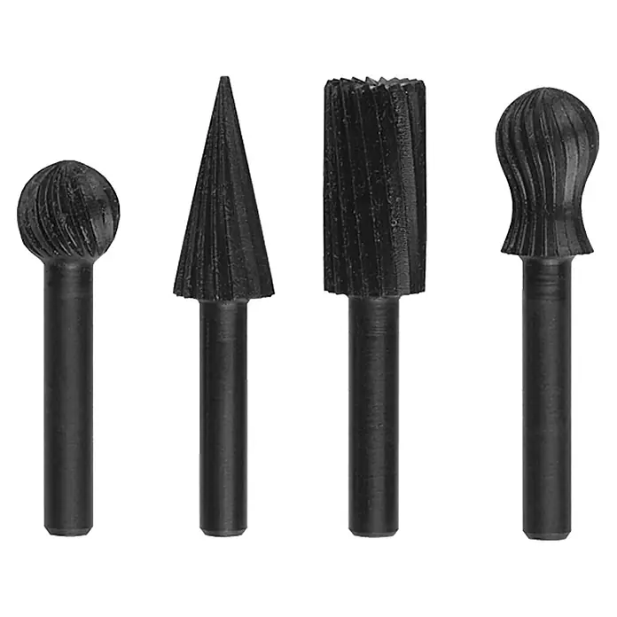 Craftomat Fräserfeilen-Set - 4 -tlg. - Vorderansicht
