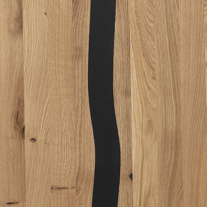 Exclusivholz Tischplatte Epoxid - Eiche, Durchmesser: 60 cm, Stärke: 2 cm - Farbmuster