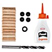 Craftomat Holzdübel-Set (Ø x L: 6 x 30 mm, 32-tlg.)