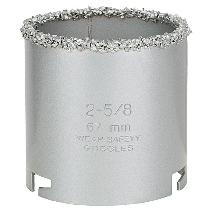 Craftomat Sierra de corona (Arista cortante con recubrimiento de metal duro, Diámetro: 67 mm)